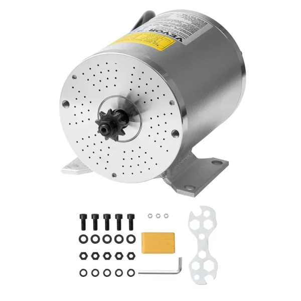 Elektrický bezkefkový jednosmerný motor 1800W, 48V 4500RPM elektromotor pre motokáry, elektrický motor pre terénne bicykle, motocykle, skútre, DIY – Obrázok 8