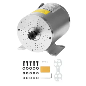 Elektrický bezkefkový jednosmerný motor 1800W, 48V 4500RPM elektromotor pre motokáry, elektrický motor pre terénne bicykle, motocykle, skútre, DIY
