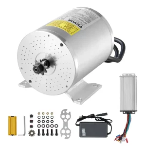 Súprava elektrického bezkefkového jednosmerného motora 1800W - 48V 4500 ot./min., elektromotor s vylepšeným regulátorom otáčok, ideálny pre motokáry, elektrické bicykle, motocykle, skútre