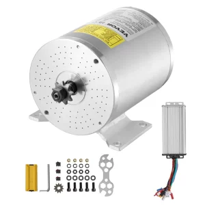 Súprava elektrického bezkefkového jednosmerného motora 2000W - 48V 4300 ot./min. 4,8Nm elektromotor s vylepšeným regulátorom otáčok, ideálny pre motokáry, elektrické bicykle, motocykle, skútre