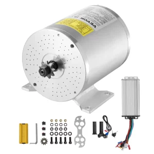 Súprava elektrického bezkefového jednosmerného motora 2000W - 48V 4300 ot./min. s vylepšeným regulátorom otáčok a súpravou na držanie plynu pre motokáry, elektrické bicykle, motocykle, skútre, DIY