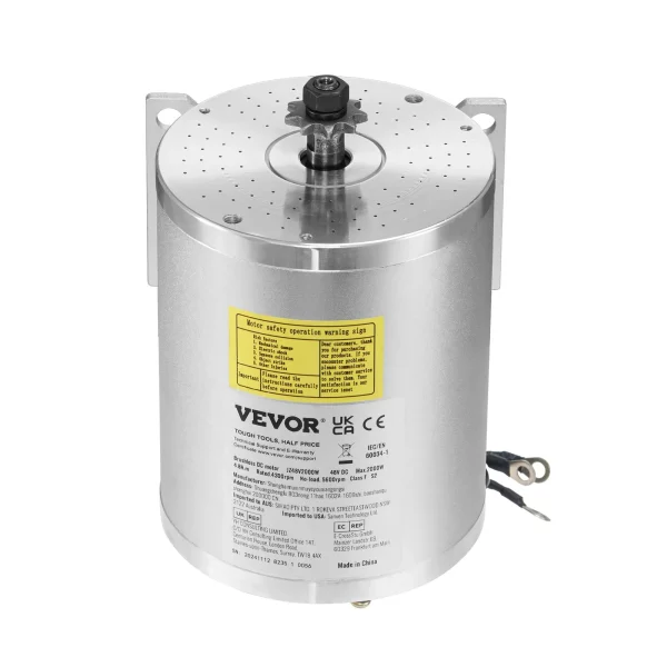 Súprava elektrického bezkefového jednosmerného motora 2000W - 48V 4300 ot./min. s vylepšeným regulátorom otáčok a súpravou na držanie plynu pre motokáry, elektrické bicykle, motocykle, skútre, DIY – Obrázok 5