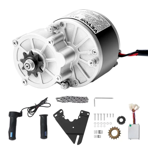 Súprava elektrického jednosmerného motora 250W, výkonný elektromotor - 24V 2700 ot./min. s vylepšeným regulátorom otáčok, sada škrtiacej klapky pre motokáry, elektrické bicykle, motocykle a skútre – Obrázok 8