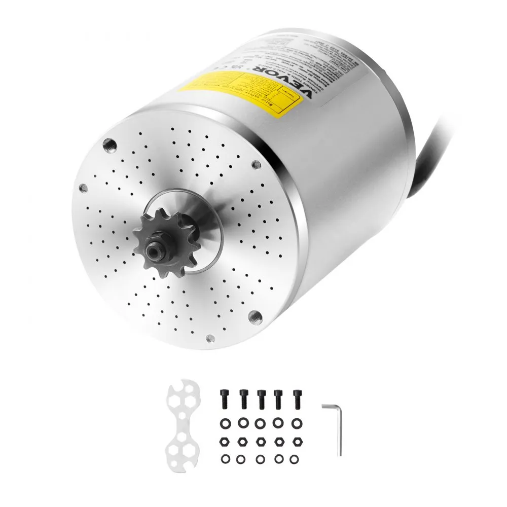 Elektrický bezkefkový jednosmerný motor 3000W, bezkefkový elektromotor, 60V 4800 ot./min. elektromotor pre motokáry, elektrický motor pre terénne bicykle, motocykle, skútre, DIY – Obrázok 8