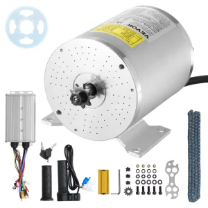 Súprava elektrického bezkefového jednosmerného motora 3000W - 72V motor s 4900 ot./min. s vylepšeným regulátorom otáčok a súpravou na držanie plynu pre motokáry, elektrické bicykle, motocykle, skútre, DIY