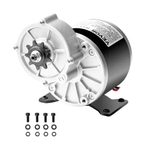 Elektrický jednosmerný motor 350 W, výkonný elektromotor, 24V 3000 ot./min. elektromotor pre motokáry, elektrický motor pre terénne bicykle, motocykle, skútre, DIY