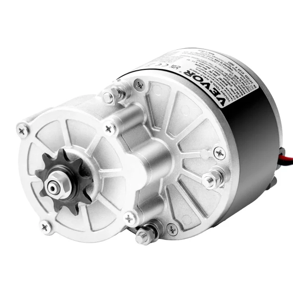 Elektrický jednosmerný motor 350 W, výkonný elektromotor, 24V 3000 ot./min. elektromotor pre motokáry, elektrický motor pre terénne bicykle, motocykle, skútre, DIY – Obrázok 3