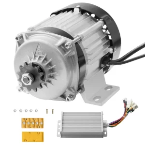 Súprava elektrického bezkefkového jednosmerného motora 500W, bezkefkový elektromotor - 48V 2700 ot./min. s vylepšeným regulátorom otáčok pre motokáry, elektrické bicykle, motocykle a skútre