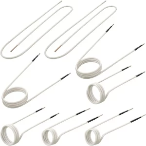 Súpravy indukčných ohrievačov, sada magnetických mini indukčných ohrievačov, 8-dielne príslušenstvo pre bezplameňové ohrievanie, žiaruvzdorný indukčný ohrievací nástroj s flexibilitou