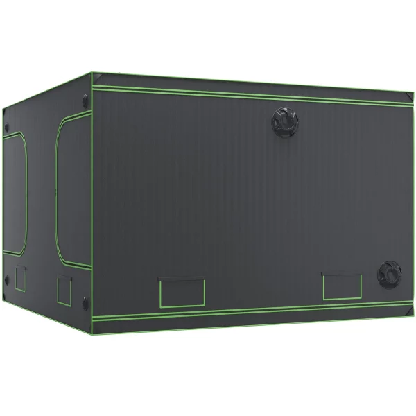Pestovateľský box 305 x 305 x 203 cm Skleník vyrobený z 19 mm oceľového rámu a 600D Oxfordskej tkaniny Pestovateľský stan s nosnosťou 60 kg Pestovateľská skrinka vhodná pre 400 W pestovateľské svetlo Vnútorný pestovateľský stan – Obrázok 2