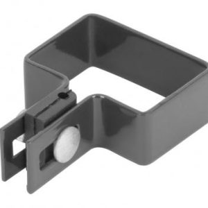 Objímka Strend Pro EUROSTANDARD, 60x40 mm, koncová, antracit, Zn+PVC, RAL7016, na hranatý stĺpik