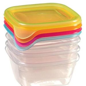Dóza Curver® Fresh&Go, sada 4 ks, 250 ml, mix, 110x90x110 mm