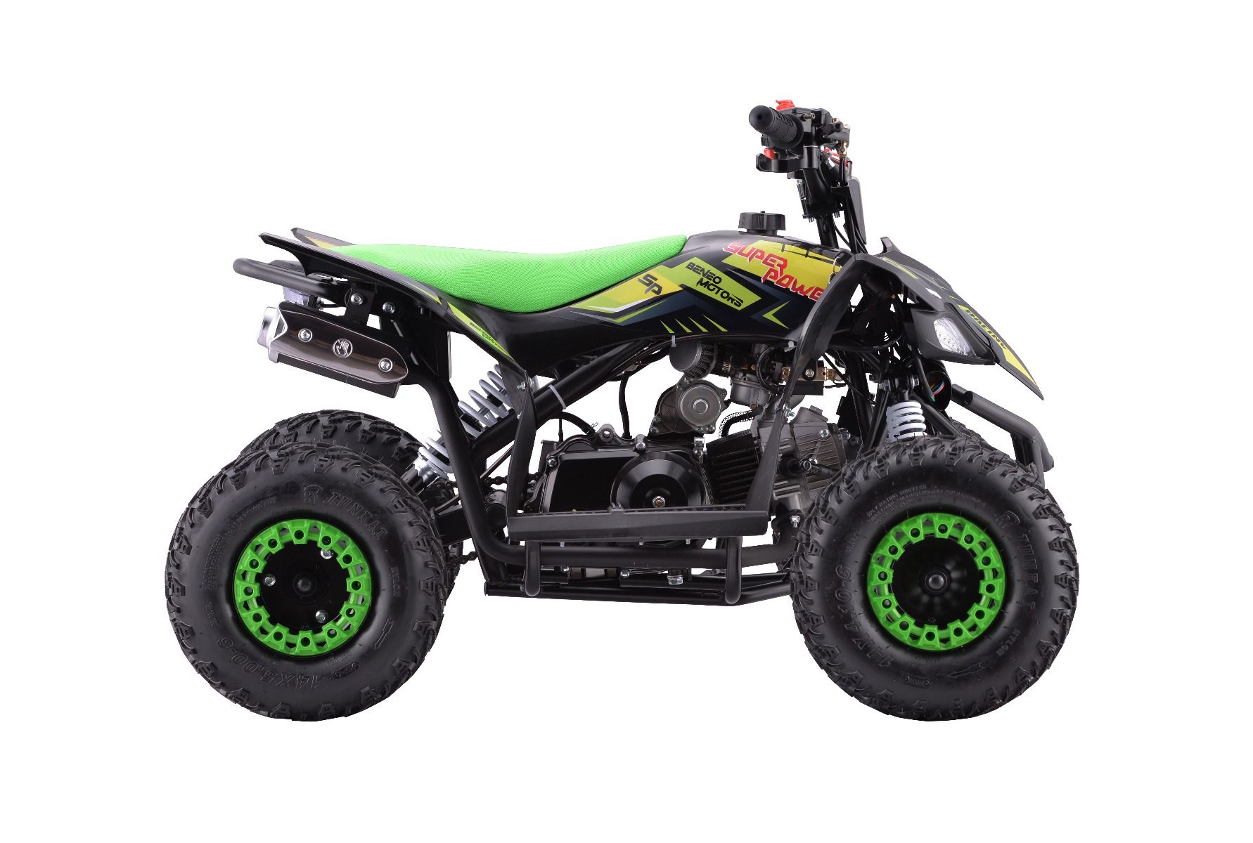 Benzínová štvorkolka pre deti Explorer zelená - 50cm3 – Obrázok 4