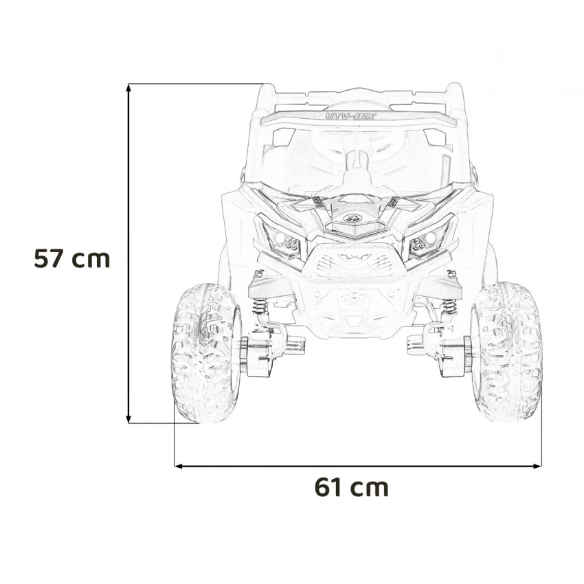 Bugina Madman UTV-MX modrá – Obrázok 6