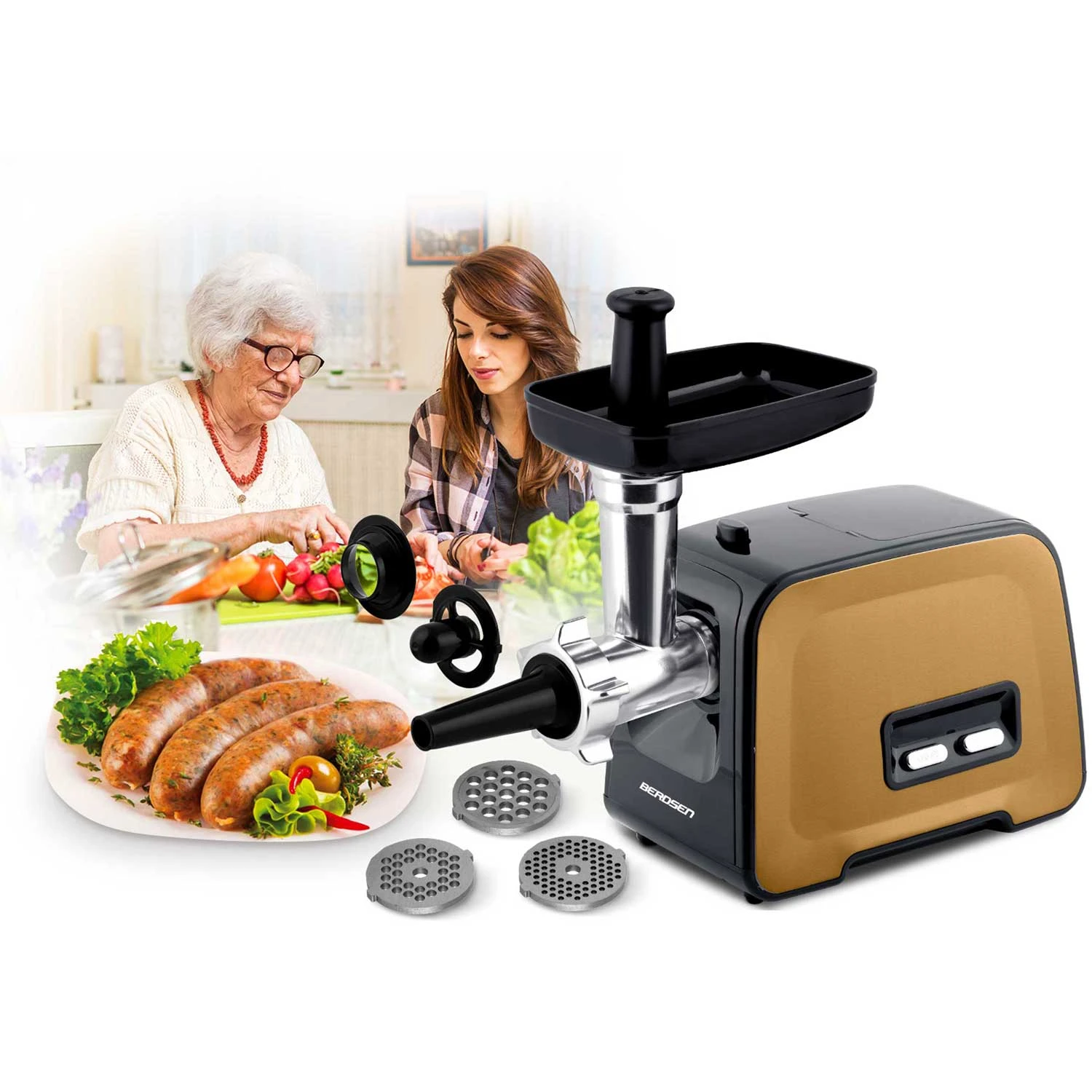 Mlynček na mäso BD-601B Berdsen 450/1200W – Obrázok 4