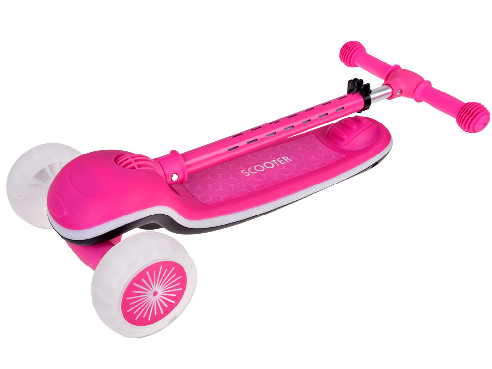 Balančná kolobežka SCOOTER 3-kolesová FAREBNÉ SVETLÁ a HUDBA SP0812 – Obrázok 2