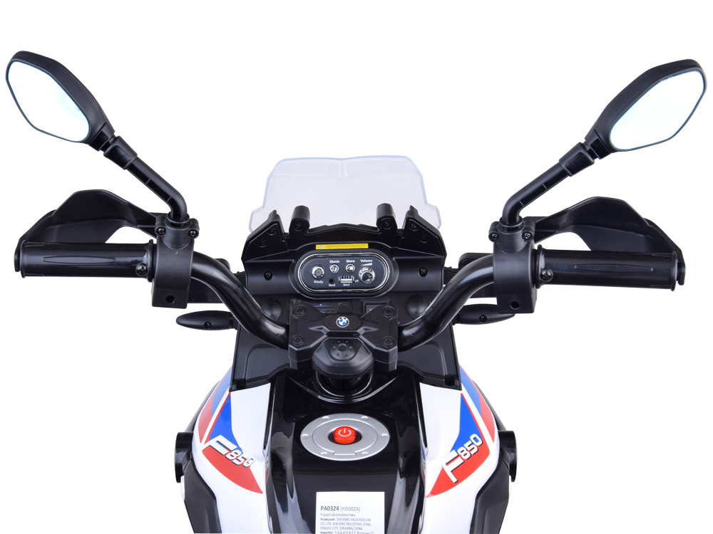 Veľká elektrická motorka BMW F850 GS na batériu pre deti – Obrázok 4