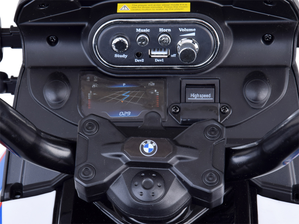 Veľká elektrická motorka BMW F850 GS na batériu pre deti – Obrázok 3