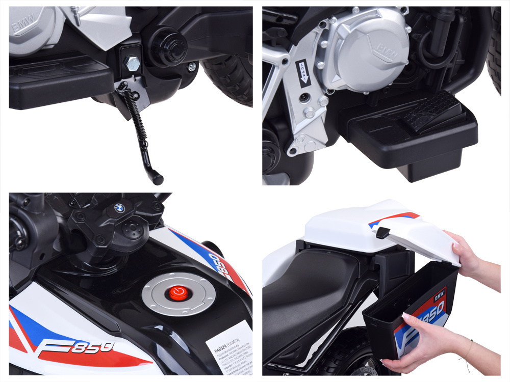 Veľká elektrická motorka BMW F850 GS na batériu pre deti – Obrázok 8