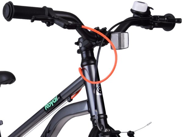 Ľahký detský bicykel Gold Cable-Belt 18" stojan na zvonček RB18-45 – Obrázok 2