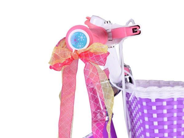 Detský bicykel RoyalBaby STAR GIRL 14" košík s bočnými kolieskami a odrážačom RB14G-1 – Obrázok 5
