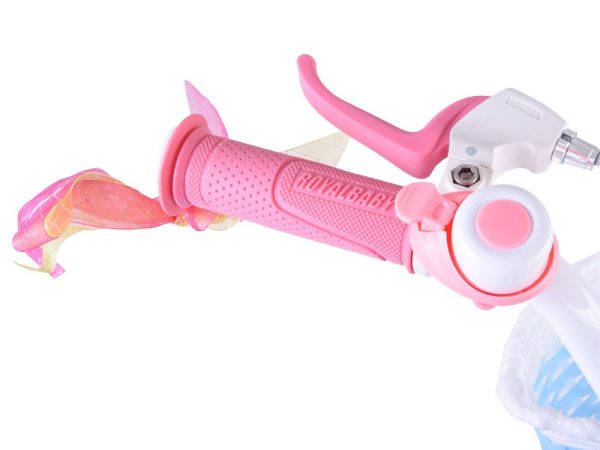 Dievčenský bicykel RoyalBaby STAR GIRL 16-palcové kolieska s bočnými košíkami RB16G-1 – Obrázok 4