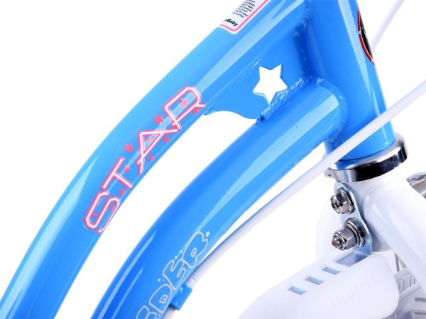 Dievčenský bicykel RoyalBaby STAR GIRL 16-palcové kolieska s bočnými košíkami RB16G-1 – Obrázok 8