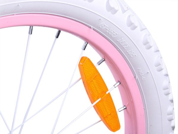 Dievčenský bicykel RoyalBaby STAR GIRL 16-palcové kolieska s bočnými košíkami RB16G-1 – Obrázok 3