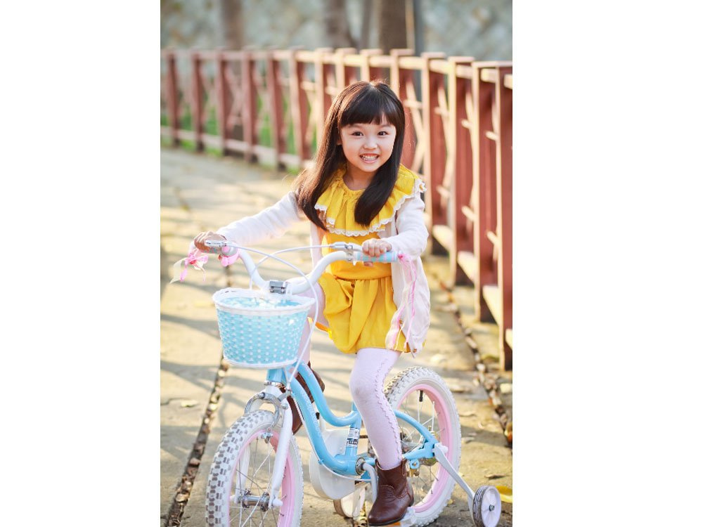 Dievčenský bicykel RoyalBaby STAR GIRL 16-palcové kolieska s bočnými košíkami RB16G-1 – Obrázok 2