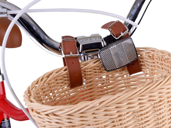 Detský bicykel Lovely City 16" s košíkom RoyalBaby RB16B-38 - červený – Obrázok 5