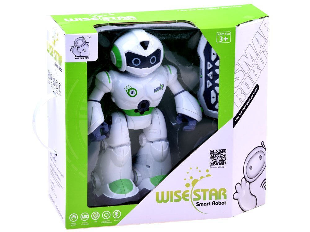 Diaľkovo ovládaný tancujúci ROBOT, učí sa angličtinu, svetlo + zvuk, RC0447 – Obrázok 4
