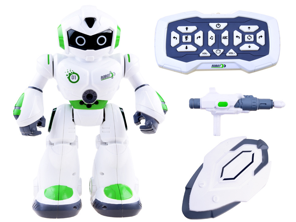 Diaľkovo ovládaný tancujúci ROBOT, učí sa angličtinu, svetlo + zvuk, RC0447 – Obrázok 3