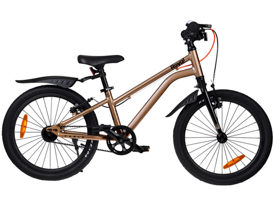Detský bicykel RoyalBaby Light and Perfect Gold s lankom a remeňom 16" RB16-45 – Obrázok 11