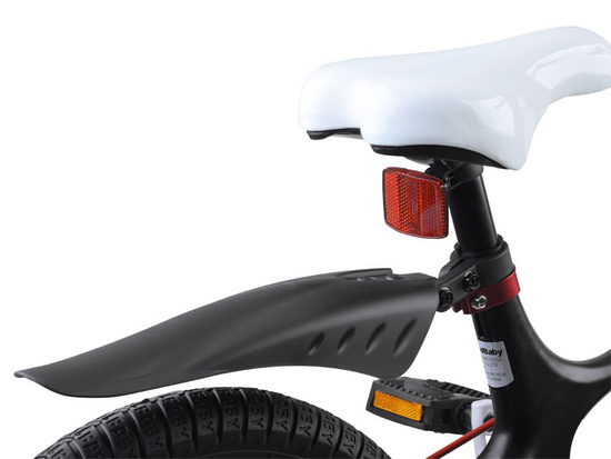 Royal Baby Detský bicykel Space Shuttle 14" s nafukovacími kolesami + pomocné kolieska + zvonček, čierny – Obrázok 3