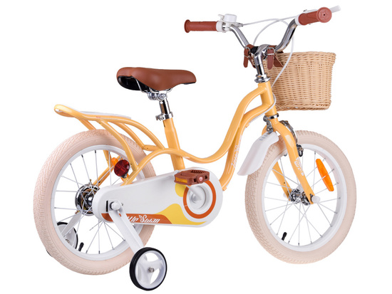 Detský bicykel RoyalBaby Little Swan retro 16" žltý J-RO0170 – Obrázok 10