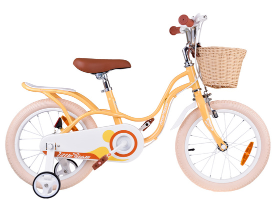 Detský bicykel RoyalBaby Little Swan retro 16" žltý J-RO0170 – Obrázok 9