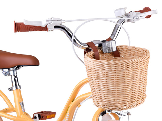 Detský bicykel RoyalBaby Little Swan retro 16" žltý J-RO0170 – Obrázok 6