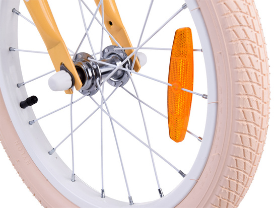 Detský bicykel RoyalBaby Little Swan retro 16" žltý J-RO0170 – Obrázok 5