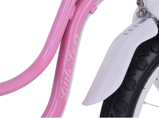 Detský bicykel RoyalBaby 16" Little Swan s retro košíkovými bočnými kolieskami RB16-18 – Obrázok 5