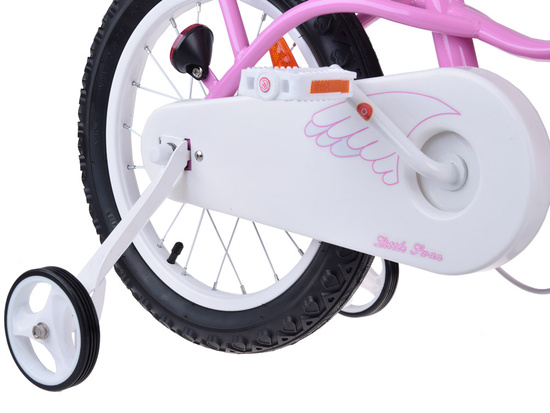 Detský bicykel RoyalBaby 16" Little Swan s retro košíkovými bočnými kolieskami RB16-18 – Obrázok 10