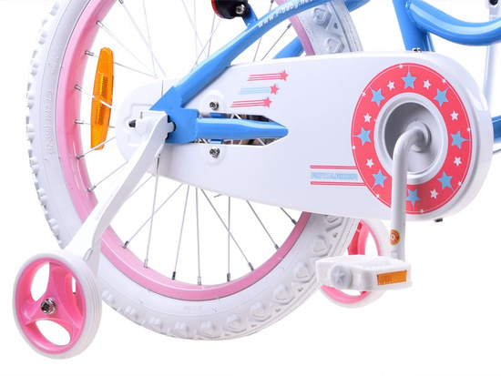 Dievčenský bicykel RoyalBaby STAR GIRL 16-palcové kolieska s bočnými košíkami RB16G-1 – Obrázok 11