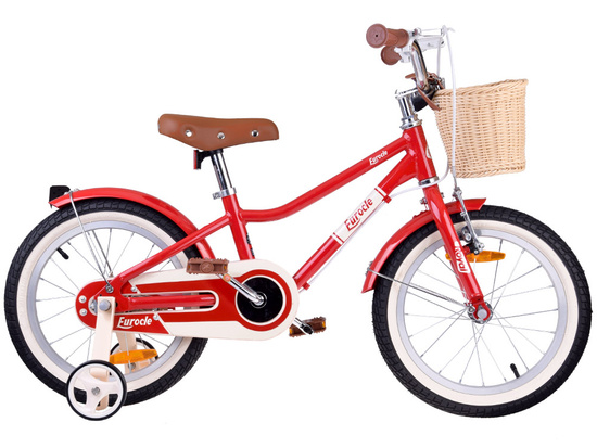 Detský bicykel Lovely City 16" s košíkom RoyalBaby RB16B-38 - červený – Obrázok 12