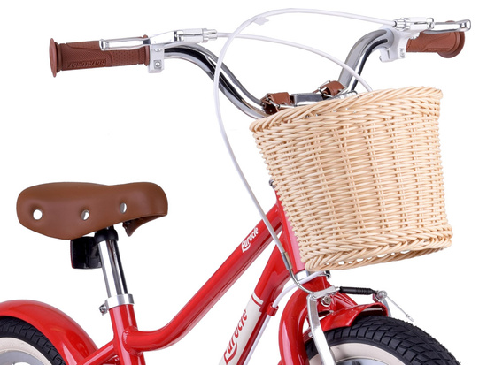 Detský bicykel Lovely City 16" s košíkom RoyalBaby RB16B-38 - červený – Obrázok 11