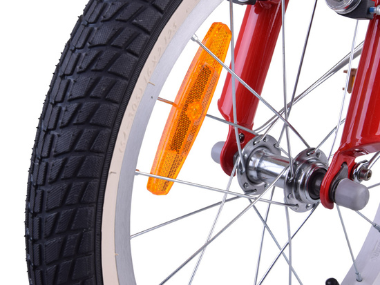 Detský bicykel Lovely City 16" s košíkom RoyalBaby RB16B-38 - červený – Obrázok 10