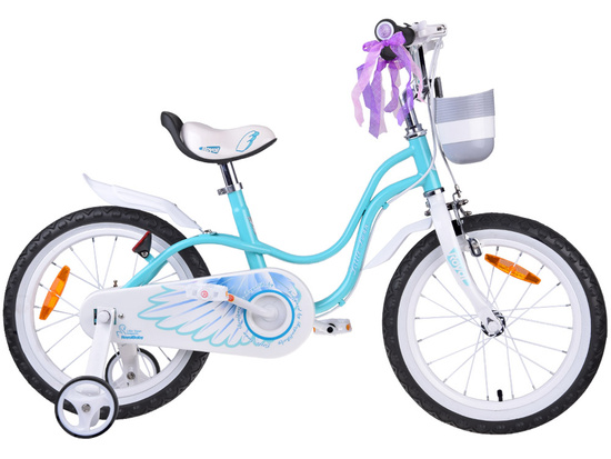 Detský bicykel RoyalBaby JENNY 16" košík+ bočné kolieska luky RB16-18 – Obrázok 13