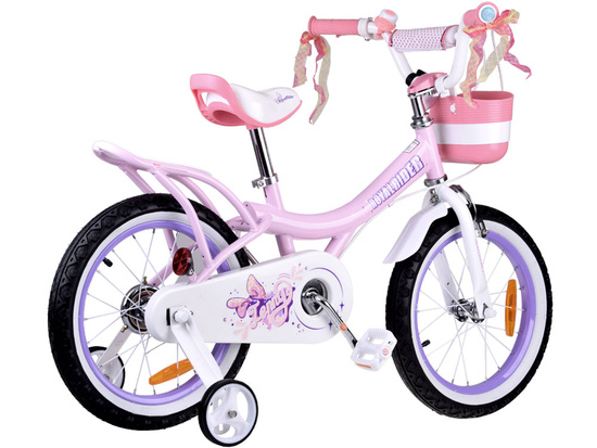 Detský bicykel RoyalBaby JENNY 16" košík+ bočné kolieska luky RB16G-4 – Obrázok 9