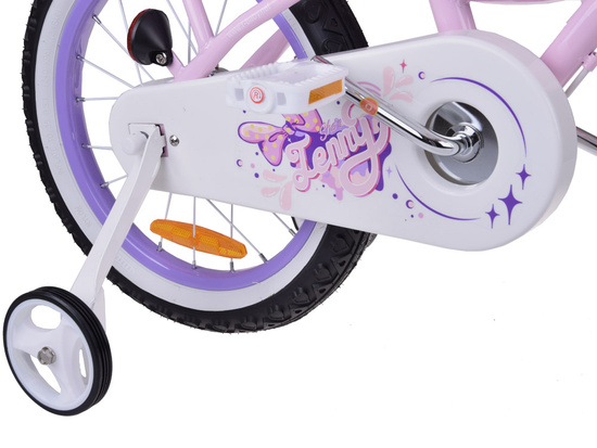 Detský bicykel RoyalBaby JENNY 16" košík+ bočné kolieska luky RB16G-4 – Obrázok 8