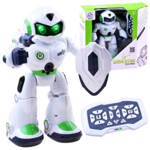 Diaľkovo ovládaný tancujúci ROBOT, učí sa angličtinu, svetlo + zvuk, RC0447
