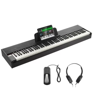 Digitálne piano , 88 klávesov, elektrické piano, dvojitá klávesnica a reproduktor so sustain pedálom, slúchadlá, 200 tónov a rytmov, podpora Bluetooth/USB/MIDI, pre začiatočníkov aj učiteľov