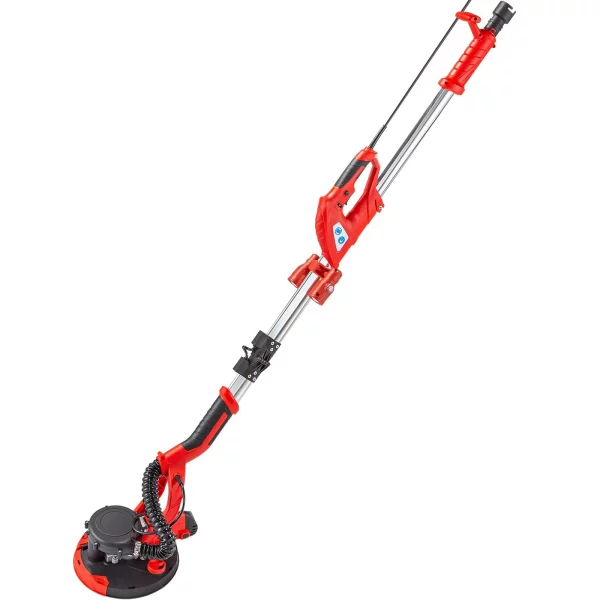 Mophorn 225 mm excentrická brúska, brúsny stroj 710 W, brúska 800 – 1750 ot./min., 3 m napájací kábel s LED svetelným pásikom, vrecko na odsávanie, rukavice, ochranné okuliare. – Obrázok 3